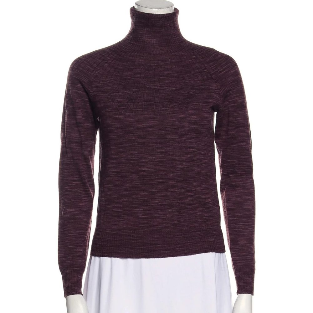 DRIES VAN NOTEN Merino Wool Turtleneck Sweater